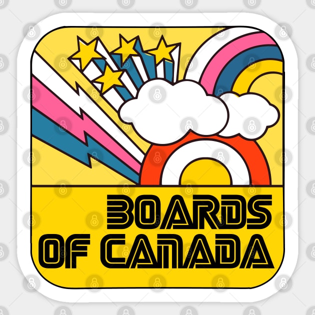 ≈≈ Boards of Canada Retro Fan Design ≈≈ Sticker by unknown_pleasures